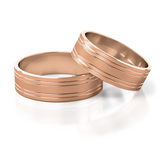 Roumee Trauringe in Rotgold