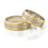 Roumee Trauringe in Gelbgold & Weißgold