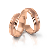 Roumee Trauringe in Rotgold
