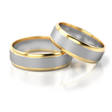 Roumee Trauringe in Gelbgold & Weißgold