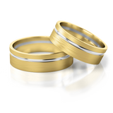 Roumee Trauringe in Gelbgold & Weißgold