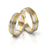Roumee Trauringe in Gelbgold & Weißgold