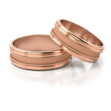 Roumee Trauringe "Toscana Ties" in Rotgold