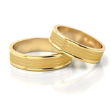 Roumee Trauringe in Gelbgold
