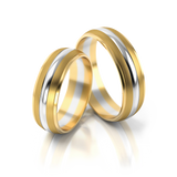 Roumee Trauringe in Gelbgold & Weißgold
