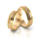 Roumee Trauringe in Gelbgold & Rotgold