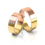 Roumee Trauringe in Rotgold & Gelbgold