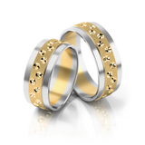 Roumee Trauringe in Gelbgold & Weißgold
