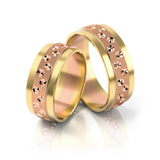 Roumee Trauringe in Gelbgold & Rotgold