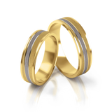 Roumee Trauringe in Gelbgold & Weißgold