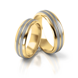 Roumee Trauringe in Gelbgold & Weißgold