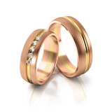 Roumee Trauringe in Rotgold & Gelbgold