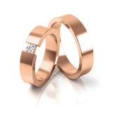 Roumee Trauringe Spannring in Roségold