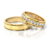 Roumee Trauringe in Gelbgold