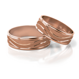 Roumee Trauringe in Rotgold