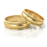 Roumee Trauringe "Romana Romanza" in Gelbgold
