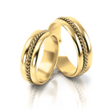 Roumee Trauringe "Venezia Eleganza" in Gelbgold