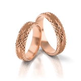 Roumee Trauringe "Mystic Gael Rings" in Rotgold