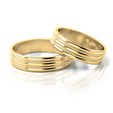 Roumee Trauringe "Capri Charme" in Gelbgold