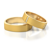 Roumee Trauringe in Gelbgold
