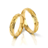 Roumee Trauringe "Celtic Eternity" in Gelbgold