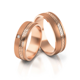 Roumee Trauringe "Athens Affection" in Rotgold