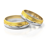 Roumee Trauringe in Gelbgold & Weißgold