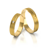 Roumee Trauringe in Gelbgold