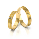 Roumee Trauringe in Gelbgold