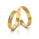Roumee Trauringe in Gelbgold