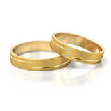 Roumee Trauringe in Gelbgold