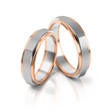 Roumee Trauringe in Rotgold & Weißgold