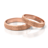 Roumee Trauringe "Santorini Sunset" in Rotgold