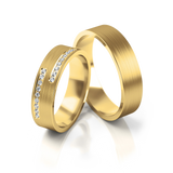 Roumee Trauringe in Gelbgold