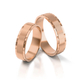 Roumee Trauringe "Balance of Love" in Rotgold