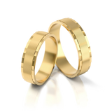 Roumee Trauringe "Balance of Love" in Gelbgold