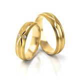 Roumee Trauringe in Gelbgold