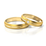 Roumee Trauringe in Gelbgold