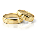 Roumee Trauringe in Gelbgold