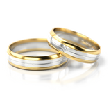 Roumee Trauringe in Gelbgold & Weißgold