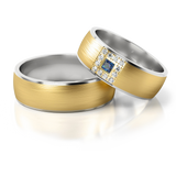 Roumee Trauringe in Gelbgold & Weißgold