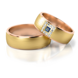 Roumee Trauringe in Gelbgold & Rotgold
