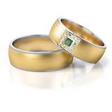 Roumee Trauringe in Gelbgold & Weißgold