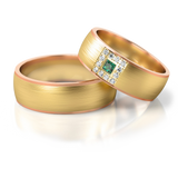 Roumee Trauringe in Gelbgold & Rotgold