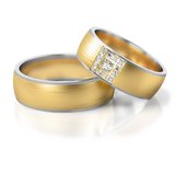 Roumee Trauringe in Gelbgold & Weißgold