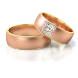 Roumee Trauringe in Rotgold & Gelbgold