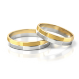 Roumee Trauringe in Gelbgold & Weißgold