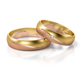 Roumee Trauringe in Rotgold & Gelbgold