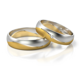 Roumee Trauringe in Gelbgold & Weißgold