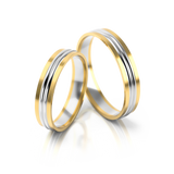 Roumee Trauringe in Gelbgold & Weißgold
